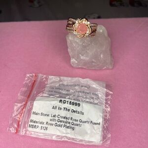 Rose Quartz Ring